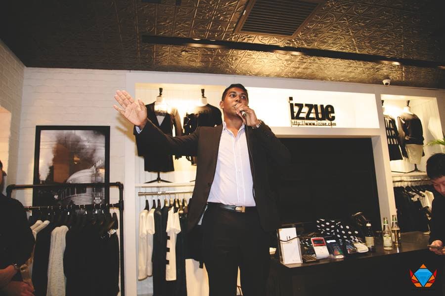 Rovik Robert speaking at an event