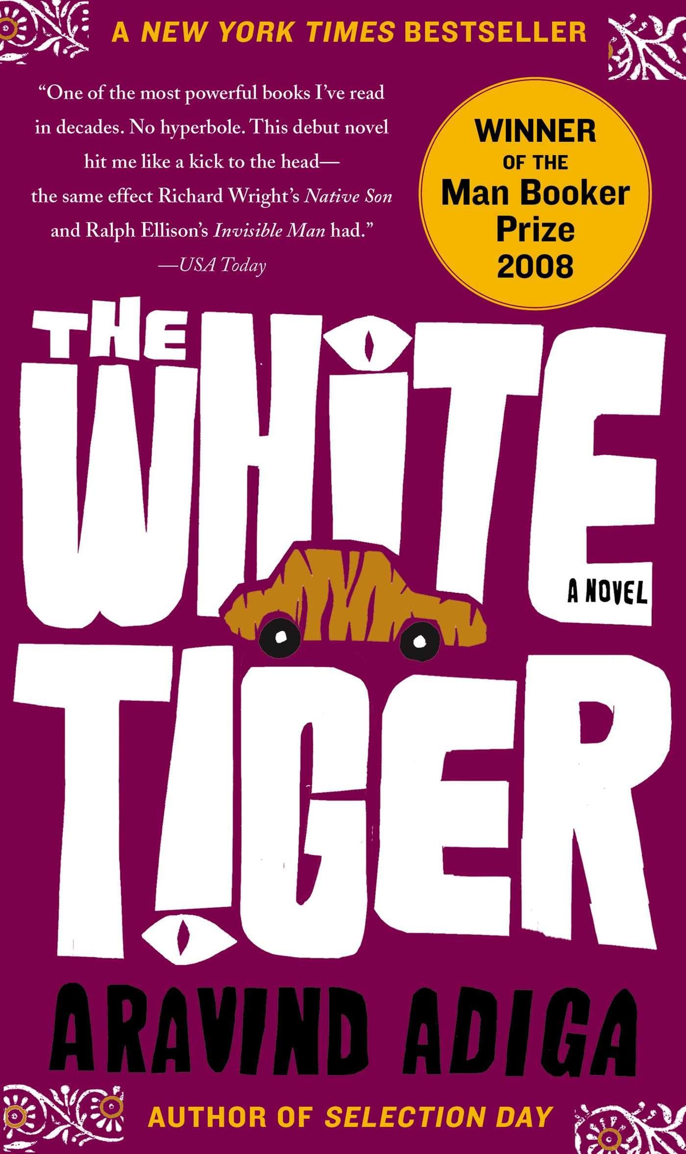 rovik. reads: the white tiger